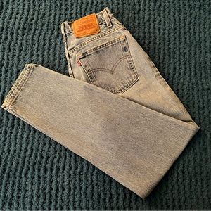 Vintage 550 Levi's High Waist Jeans Light Denim Tapered Leg